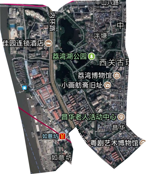 昌華街道衛(wèi)星圖