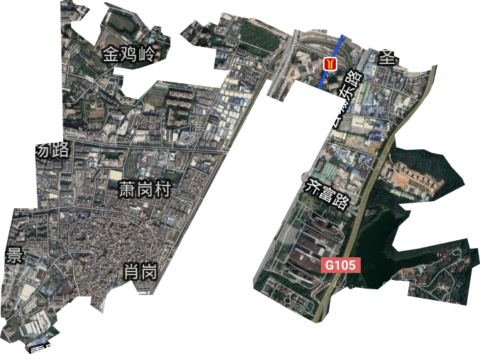 云城街道衛星圖