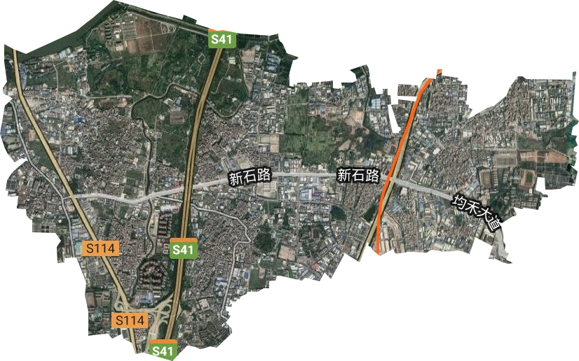 均禾街道衛星圖