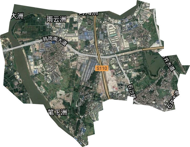 石門街道衛星圖