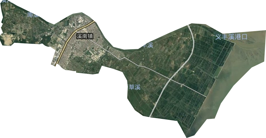 溪南鎮衛星圖