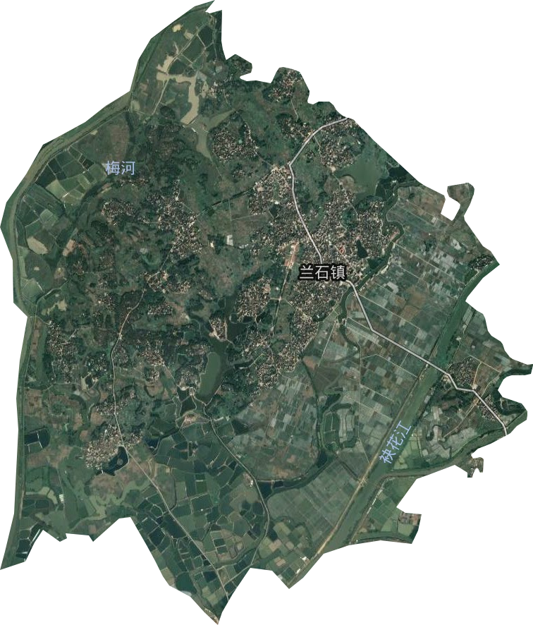 蘭石鎮(zhèn)衛(wèi)星圖