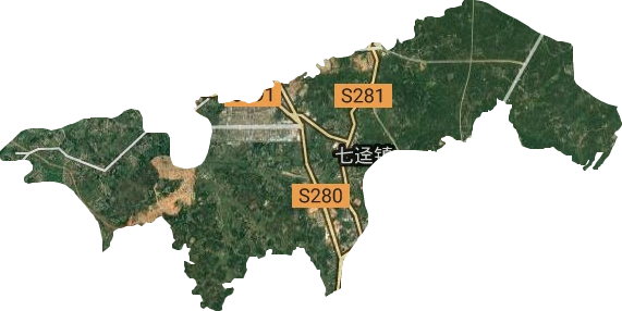七逕鎮(zhèn)衛(wèi)星圖