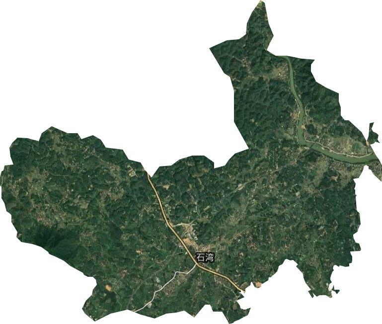 石灣街道衛星圖