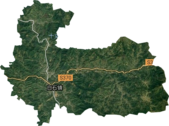 白石鎮衛星圖