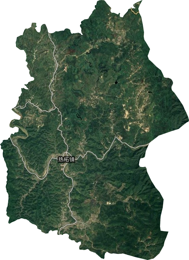 熱柘鎮(zhèn)衛(wèi)星圖