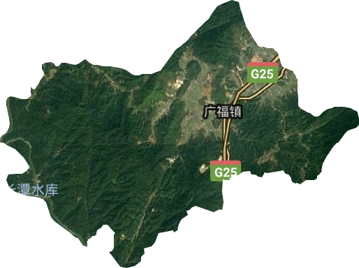 廣福鎮衛星圖