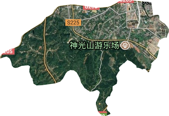 福興街道衛星圖