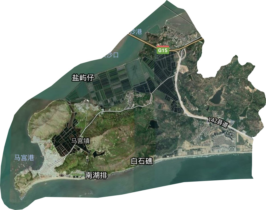 馬宮街道衛(wèi)星圖