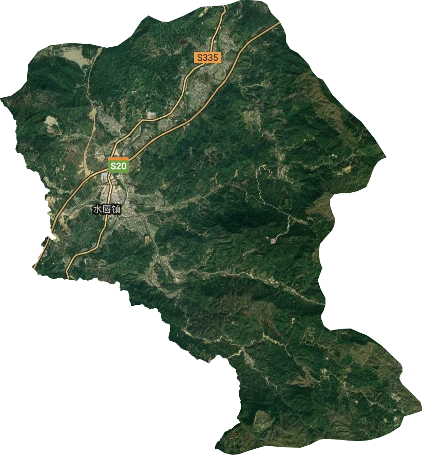 水唇鎮衛星圖
