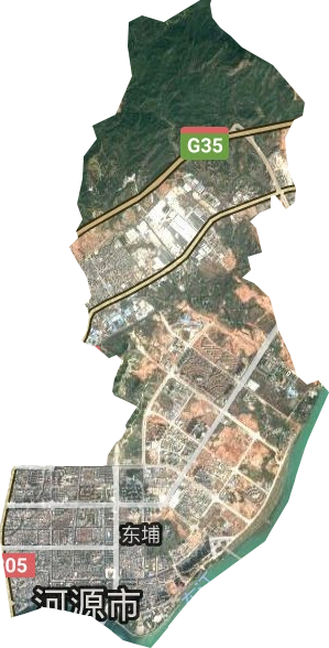 東埔街道衛(wèi)星圖