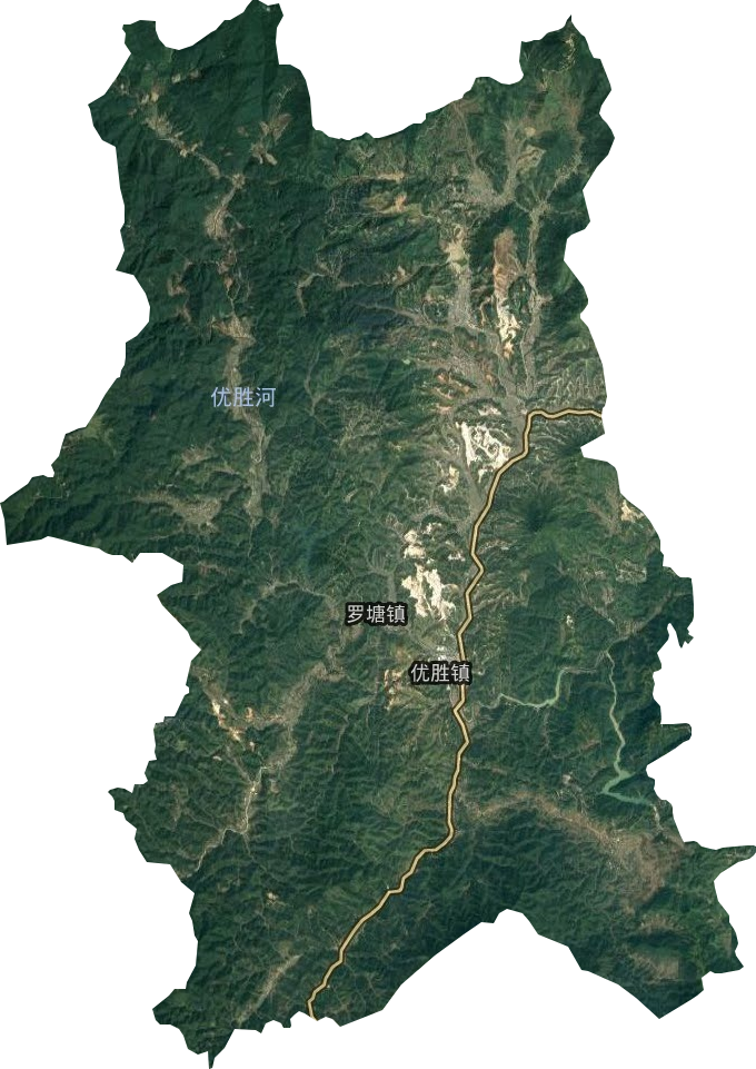 優勝鎮衛星圖