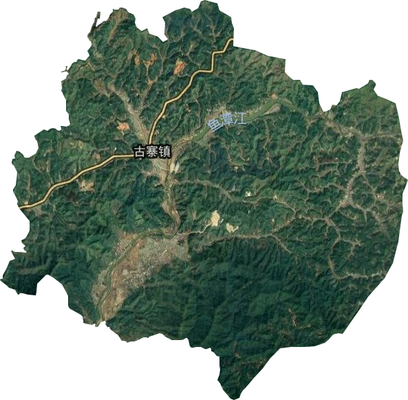 古寨鎮衛星圖