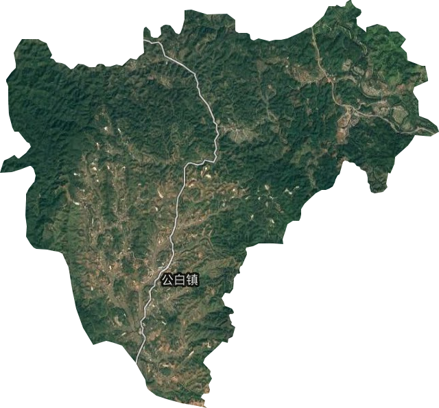 公白鎮衛星圖