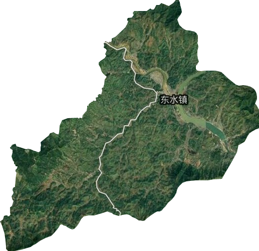 東水鎮衛星圖