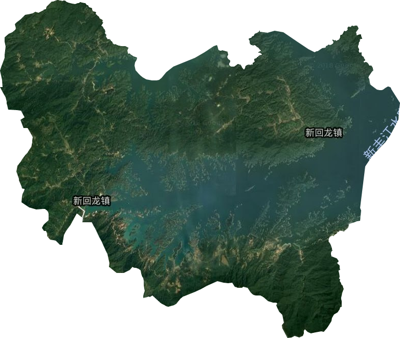 新回龍鎮(zhèn)衛(wèi)星圖