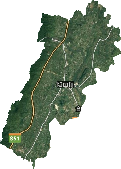 陂面鎮(zhèn)衛(wèi)星圖