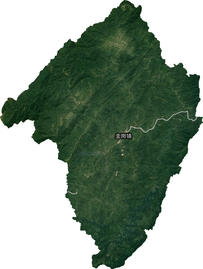 圭崗鎮衛星圖