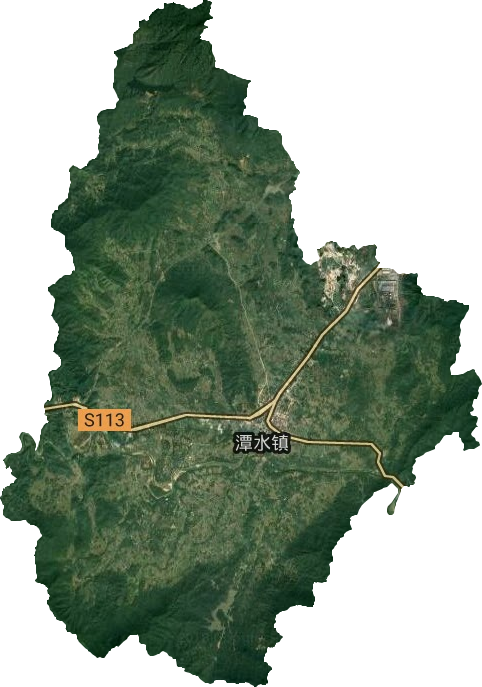 潭水鎮衛星圖