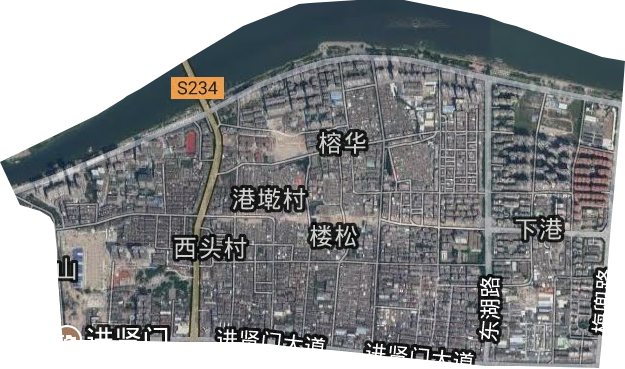 榕華街道衛星圖