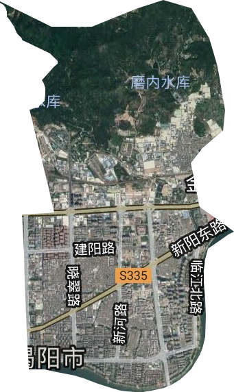 東升街道衛星圖