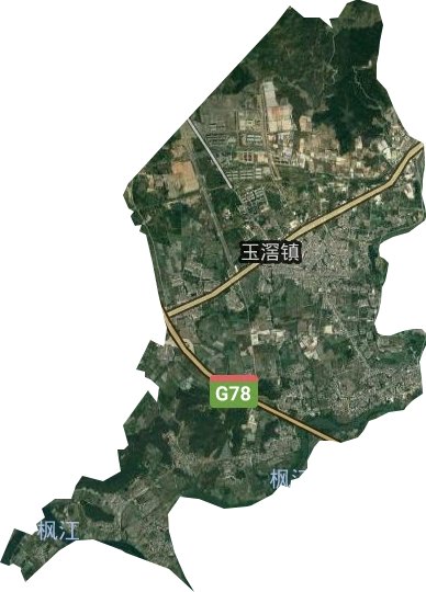 玉窖鎮(zhèn)衛(wèi)星圖