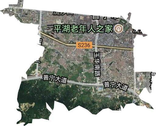 流沙西街道衛(wèi)星圖