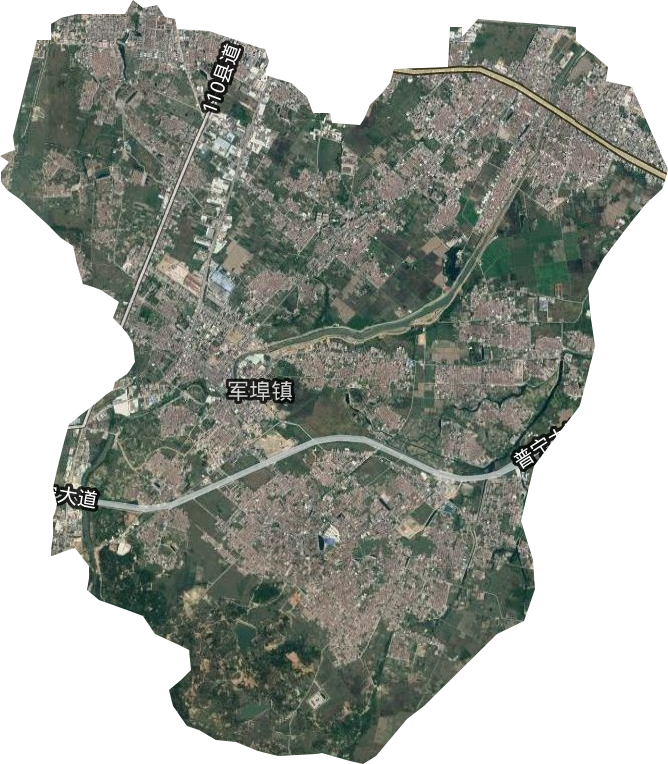 軍埠鎮衛星圖