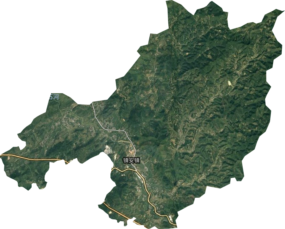 鎮安鎮衛星圖