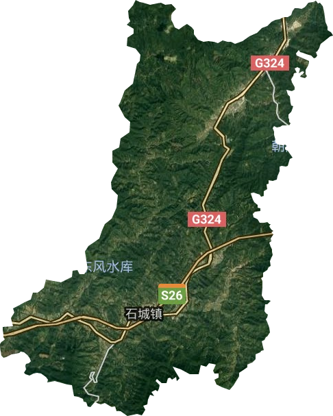 石城鎮衛星圖