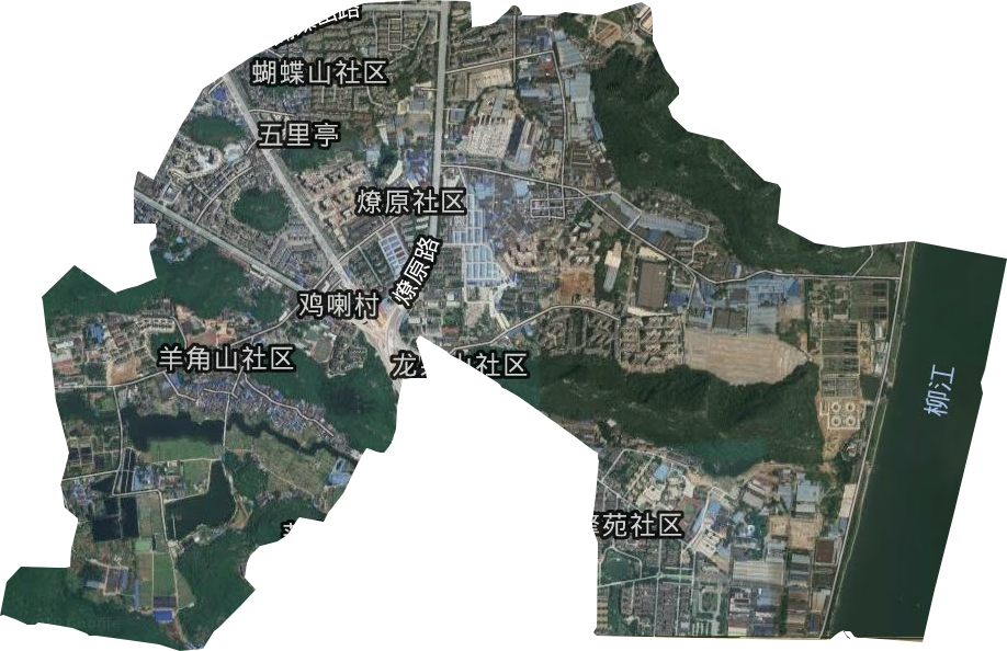 五里亭街道衛(wèi)星圖