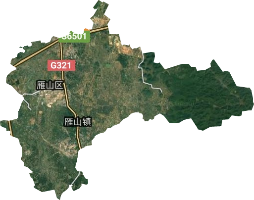 雁山鎮(zhèn)衛(wèi)星圖