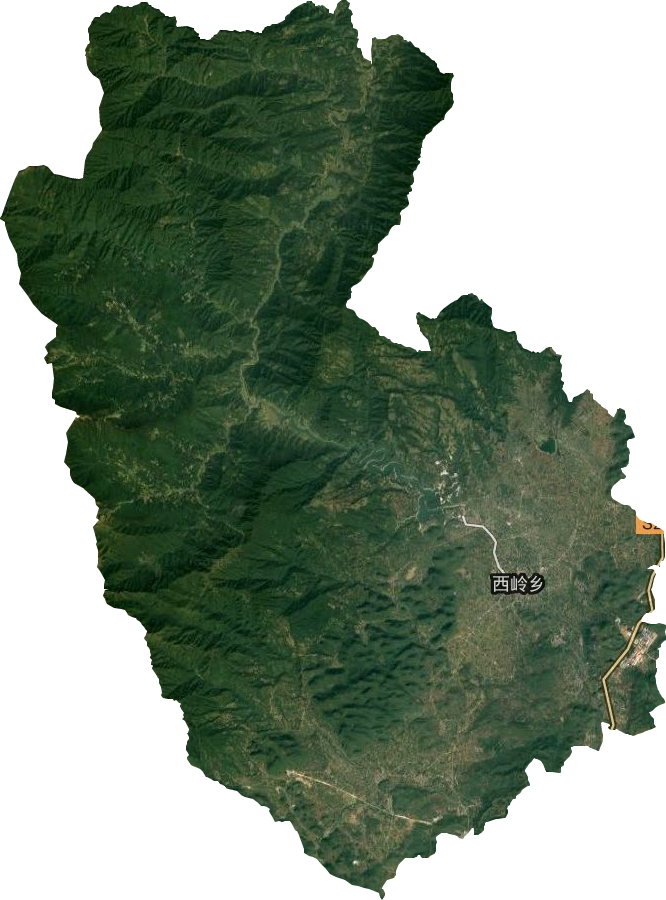 西嶺鄉(xiāng)衛(wèi)星圖