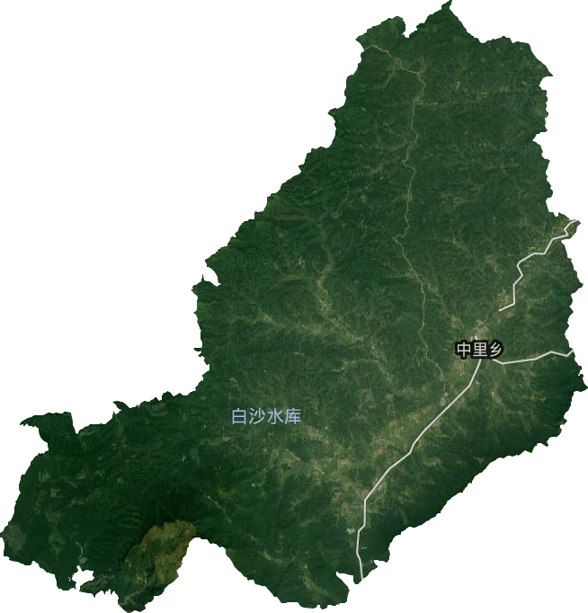 中里鄉衛星圖