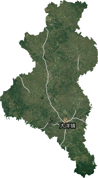大洋鎮(zhèn)衛(wèi)星圖