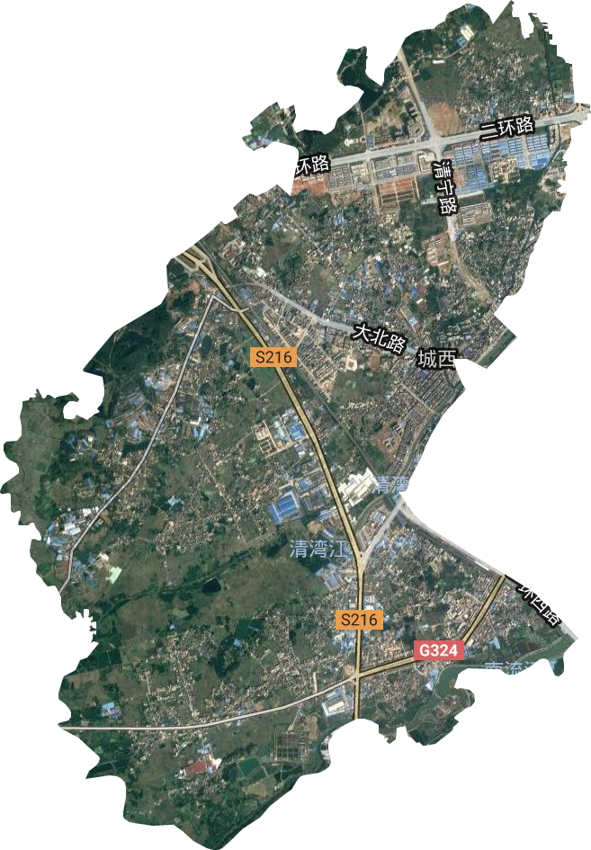 城西街道衛(wèi)星圖