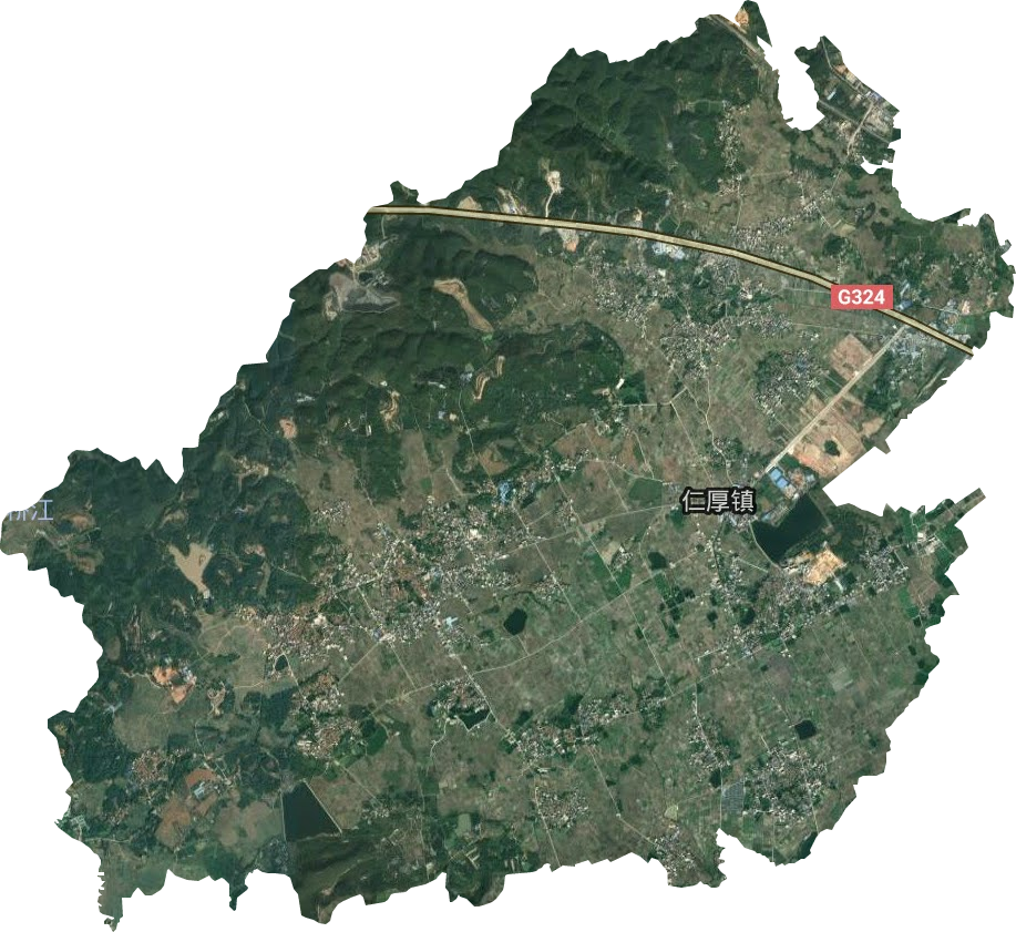 仁厚鎮衛星圖