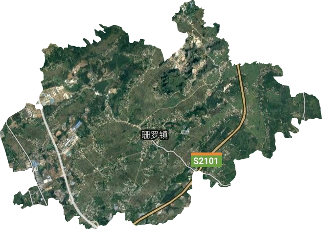 珊羅鎮(zhèn)衛(wèi)星圖