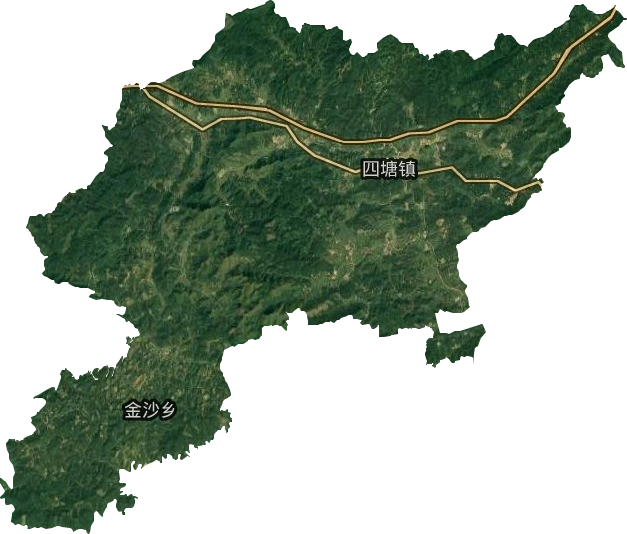 四塘鎮衛星圖