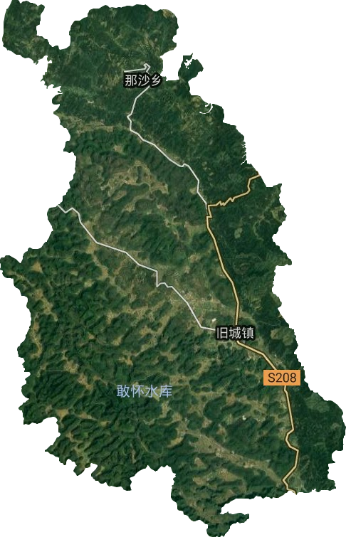 舊城鎮衛星圖