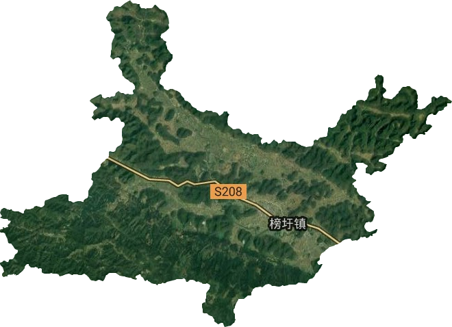 榜圩鎮衛星圖