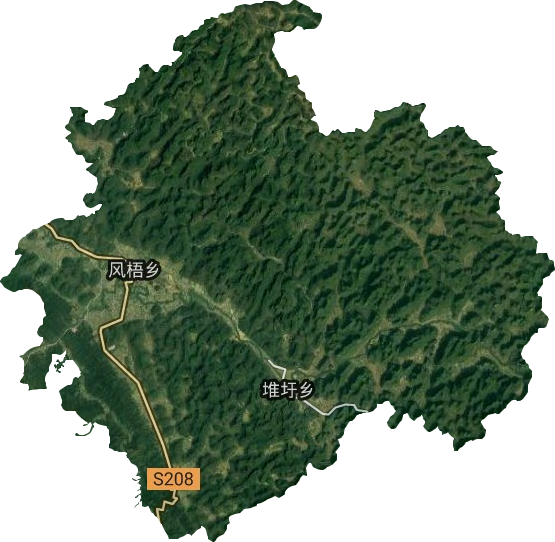 風梧鎮衛星圖