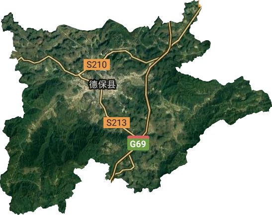 城關鎮衛星圖