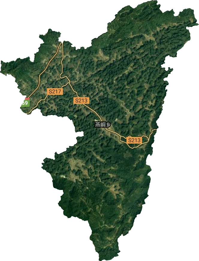 燕峒鄉(xiāng)衛(wèi)星圖