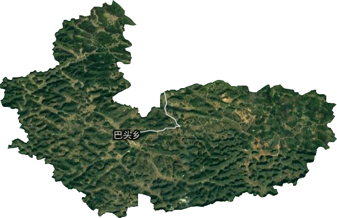 巴頭鄉衛星圖