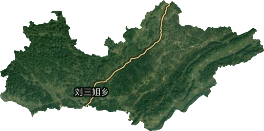 劉三姐鄉(xiāng)衛(wèi)星圖