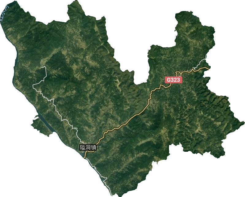 隘洞鎮(zhèn)衛(wèi)星圖