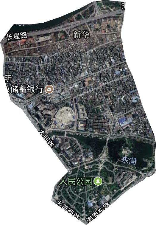中山街道衛星圖