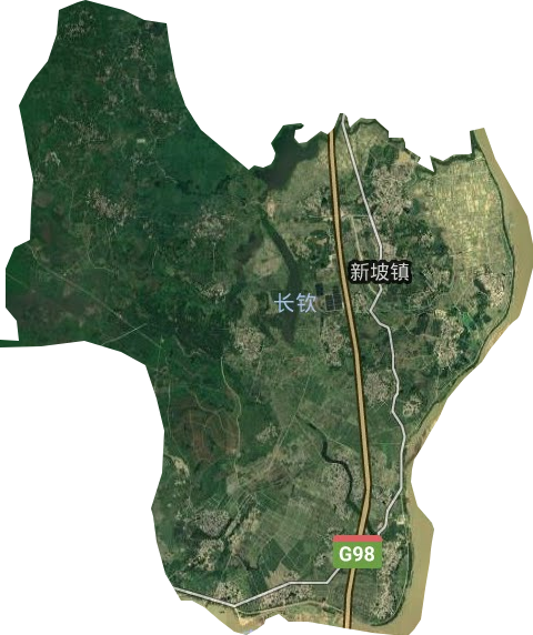 新坡鎮衛星圖