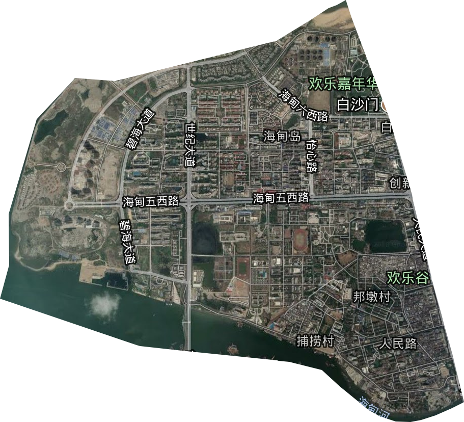 人民路街道衛星圖